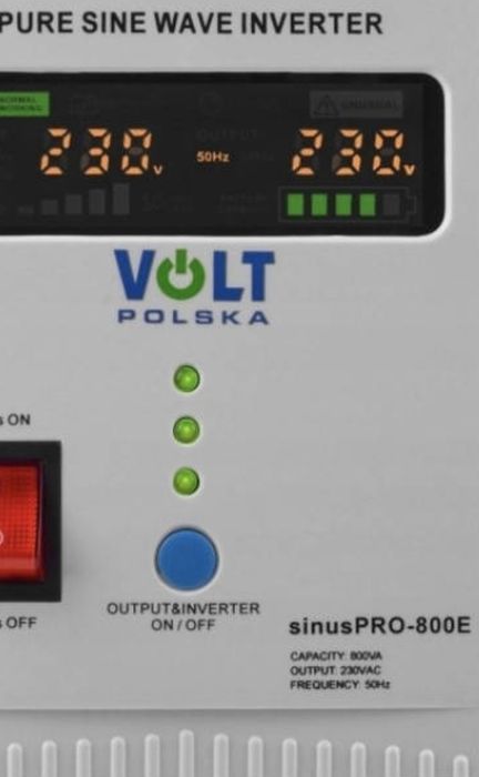 Комплект ДБЖ Volt Polska Sinus PRO 500E 12V + Ак. 90 Ач AGM