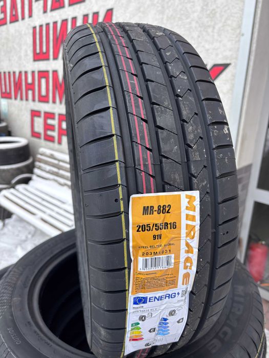 Шини 205/55 R16 [91] V MR-882 XL MIRAGE літо. Нові колеса: 1 800