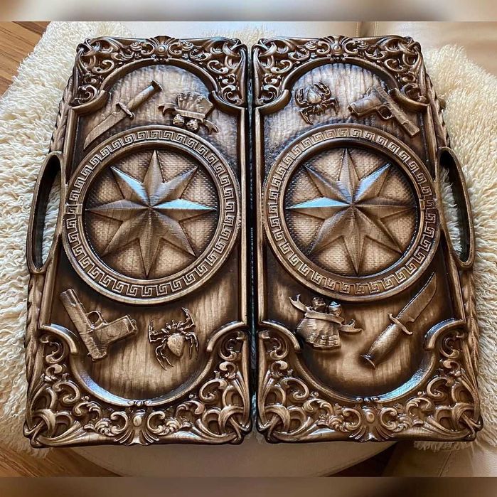 Подарочные наборы шахмат нарды шахматы+нарды к новому году