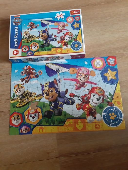 Zestaw puzzli Peppa, psi patrol, pony