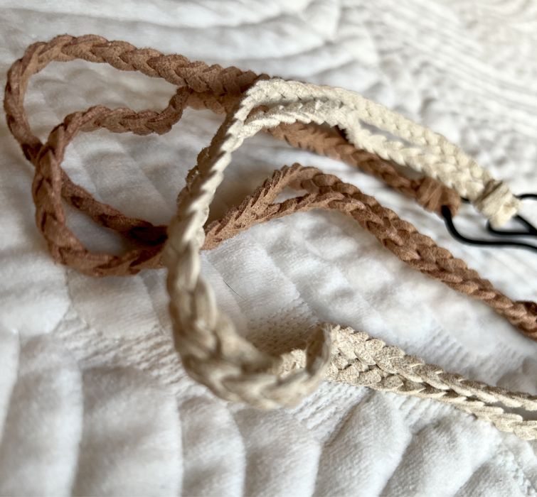 Dwie elastyczne opaski na głowę z H&M