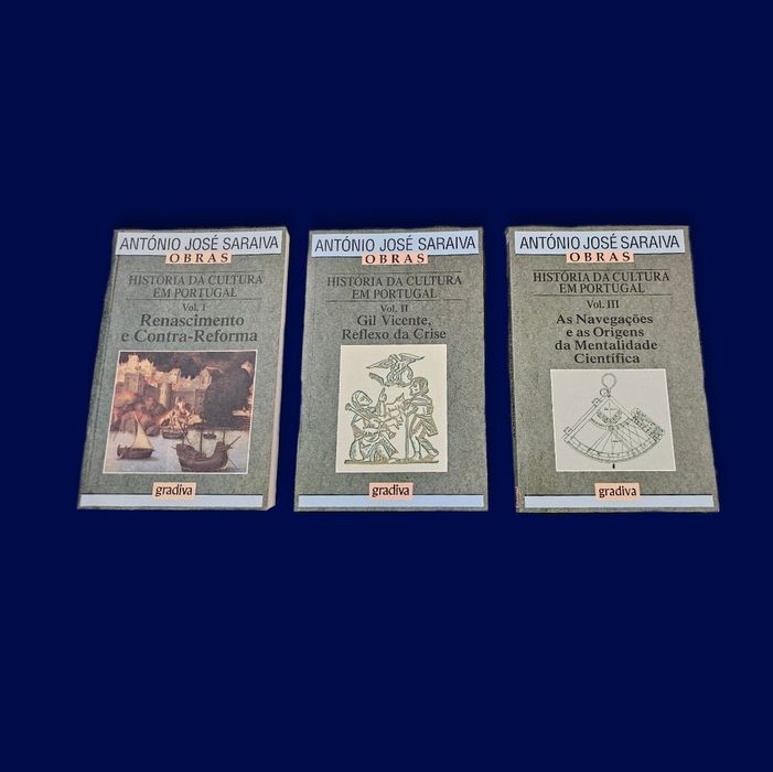 Coleção 3 volumes dos livros História da Cultura em Portugal
Volume 1: