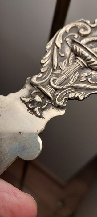 abre cartas em prata marcados