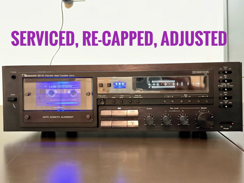 Nakamichi 681ZX High-End Cassette Deck !!!Serviced!!!