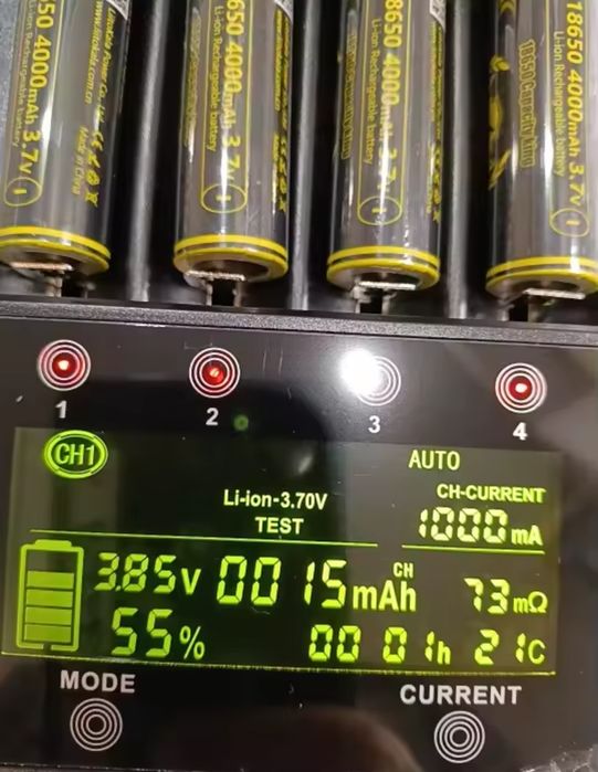 Перезаряжаемые аккумуляторные батарейки, 4000mAh