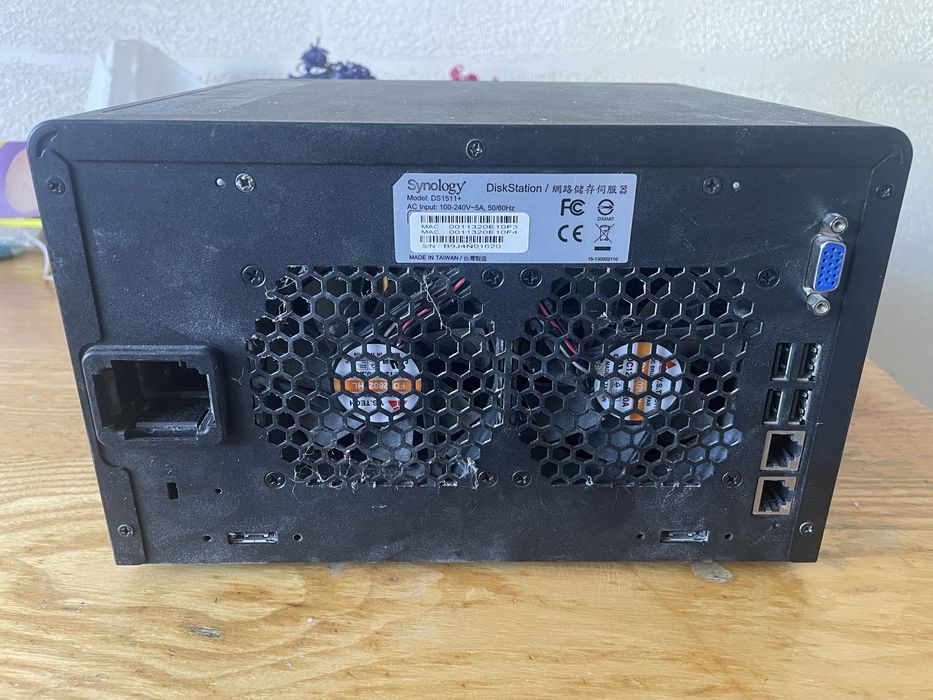 Мережеве сховище NAS Synology DS1511+ 5*500ГБ HDD
