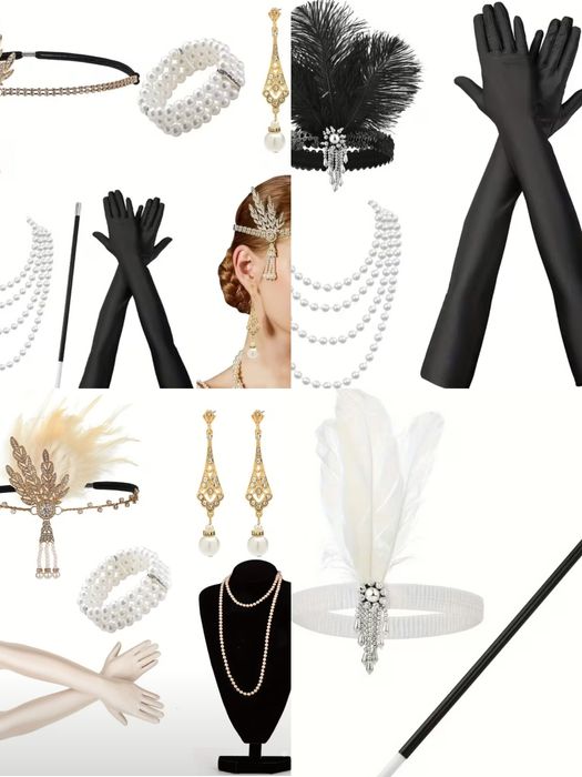Стиль Гетсбі, гангстер вечірка, костюми