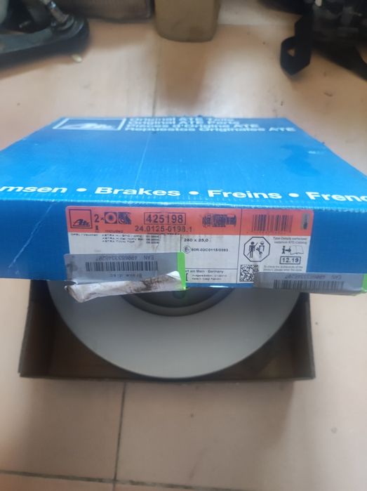 Discos travão Opel 280mm ATE 4 furos