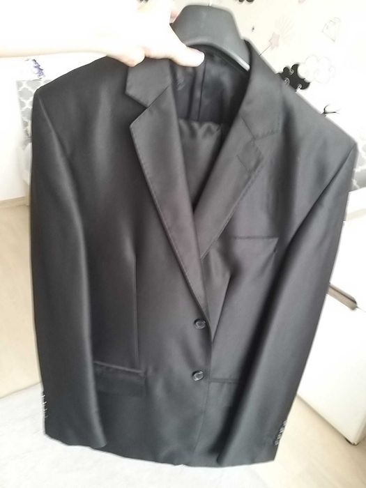 Garnitur męski czarny 52/176