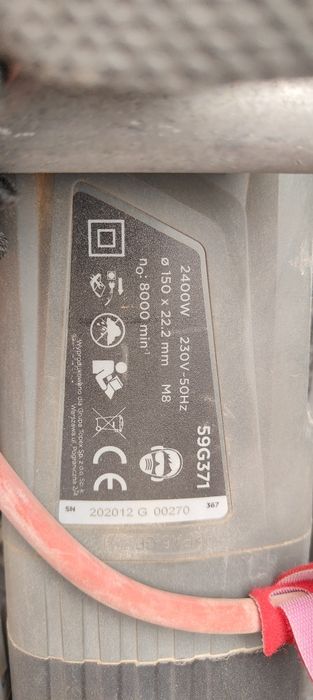 Bruzdownica GRAPHITE 2400W + tarcze diamentowe + walizka