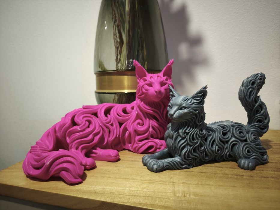 Estátua Maine Coon
