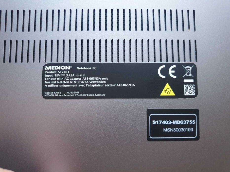 17" Medion. Nowoczesny laptop do pracy, nauki i zabawy