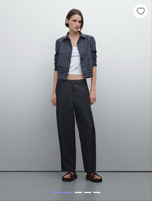Massimo Dutti штани льон брюки