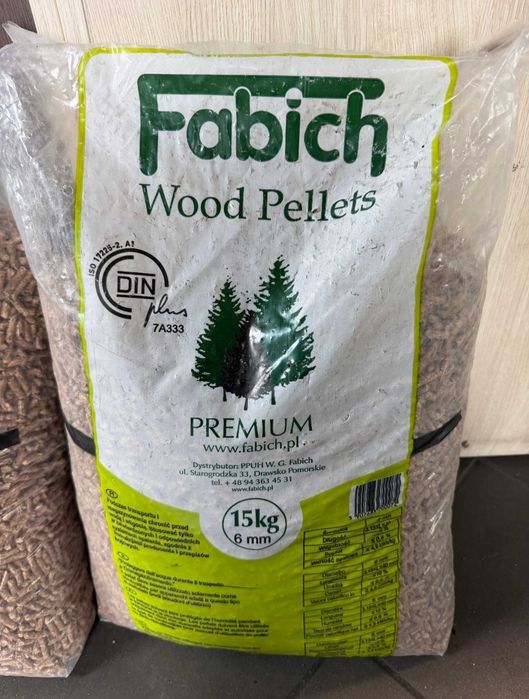 Pellet drzewny A1, ENplus, TUINDECO, FABICH