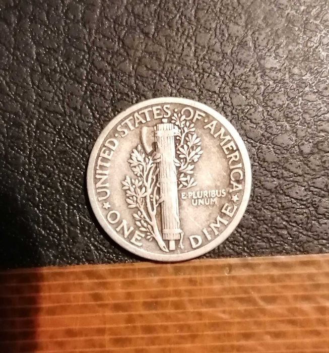 10 centów 1917 rok srebro