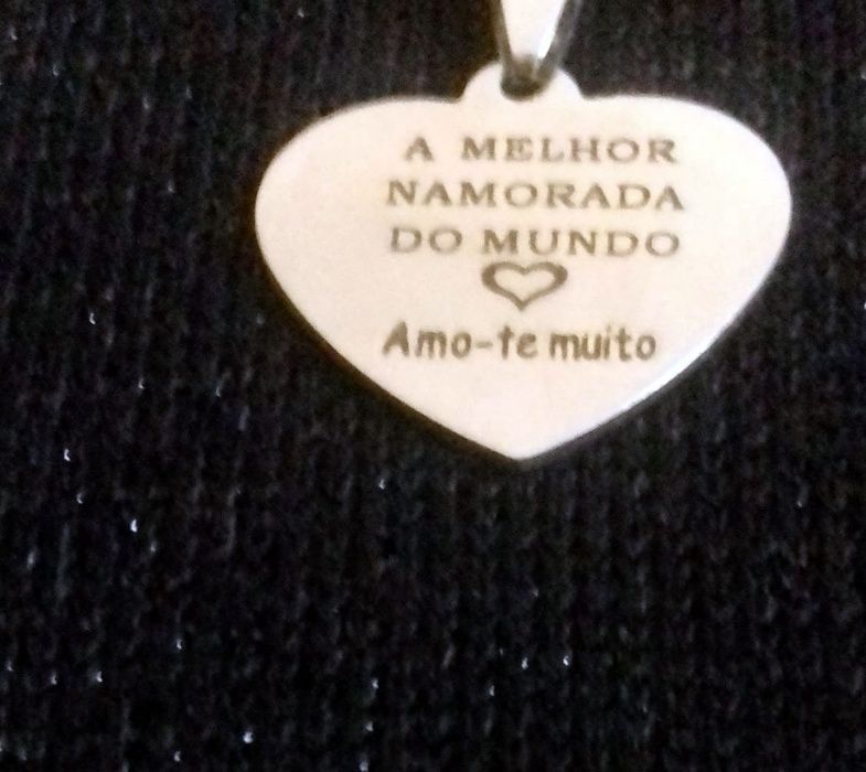 Fio em aço com medalha " És o meu sonho tornado realidade "