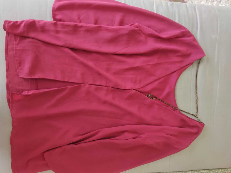 Burgundowa bluzka Vero Moda L