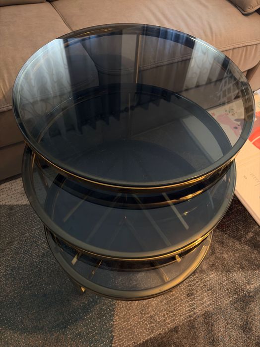 Conjunto de 3 mesas de centro para sala