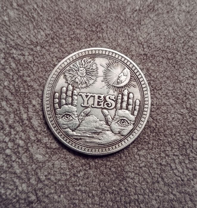 Монета для принятия решений. Новая. Монета Да/Нет