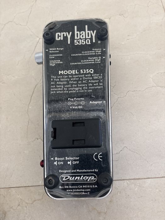 pedal de guitarra Dunlop Cry Baby 535Q Multi-Wah,efeito wah-wah
