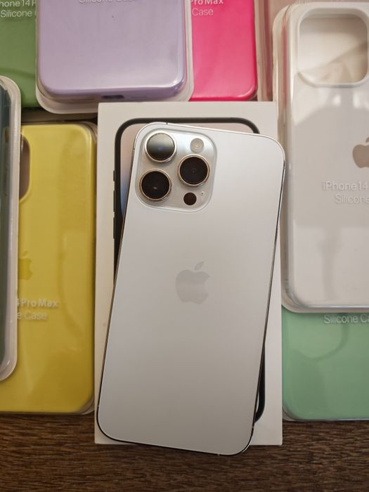 iPhone 14 Pro Max 128GB Silver Como Novo   Aceito Retomas