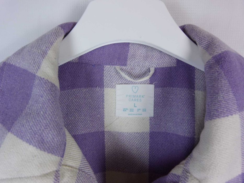 Primark grubsza koszula koszulowa kurtka krata 42 / 44