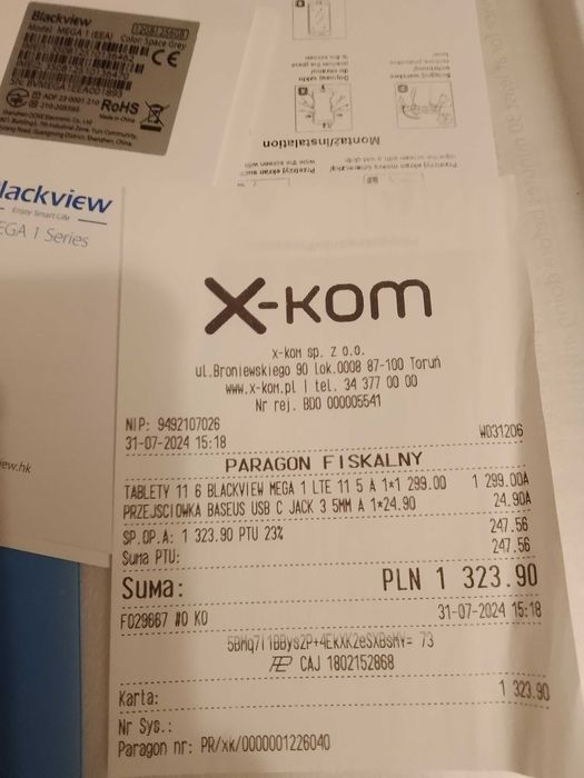 Tablet 12gb blackview