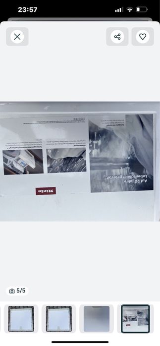 Кришка до пральноі машини Miele