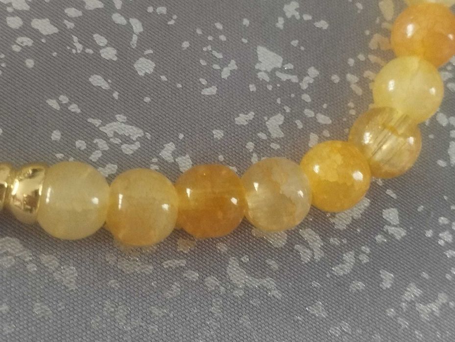 Bransoletka z naturalnych cytrynow - nowa