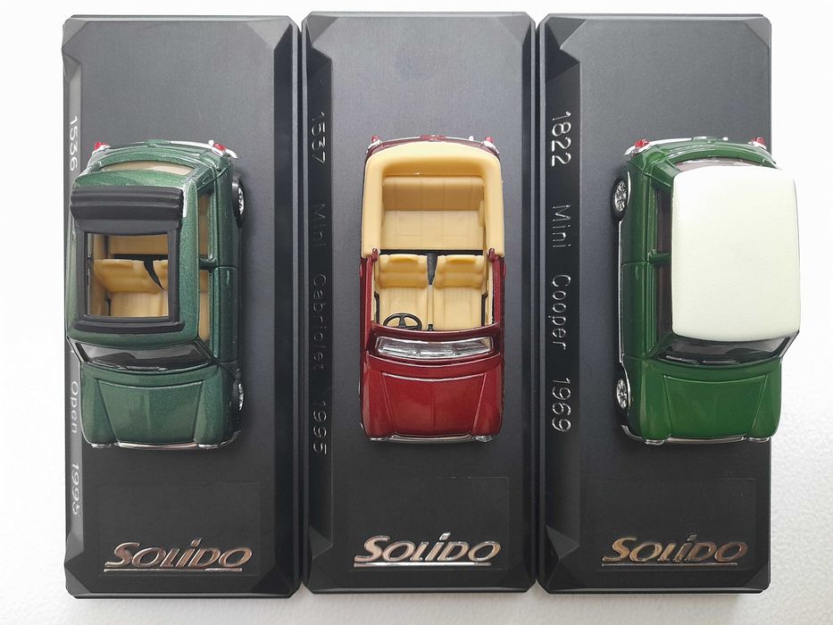 Три коллекционных модели SOLIDO Mini, 1/43