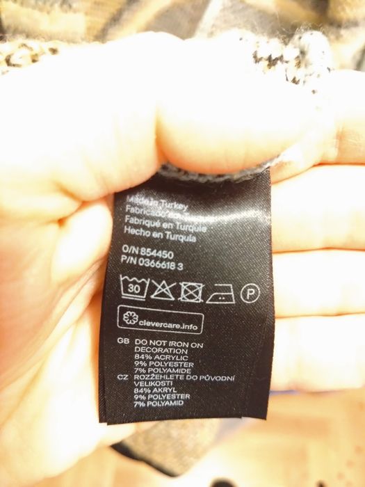 Ponczo lekkie H&M azteckie wzory XS/S