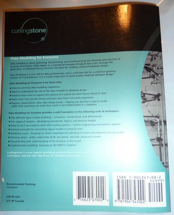 Livro "Data Modeling For Everyone"
