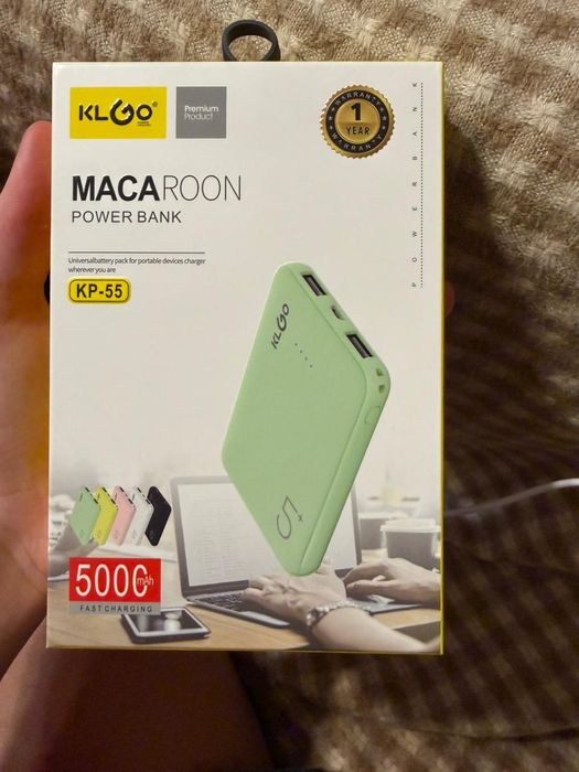 Павербанк белый 5000 mAh