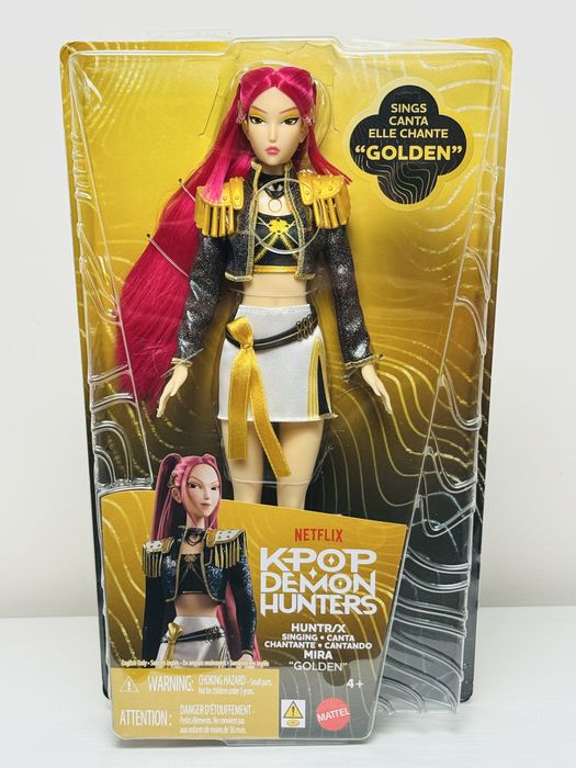 Міра Співаюча лялька Mattel Kpop Demon Hunters HUNTR/X Mira "Золота"