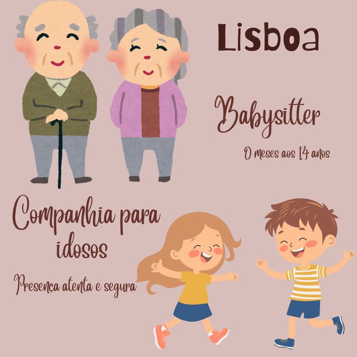 Babysitter & Companhia para Idosos – Lisboa