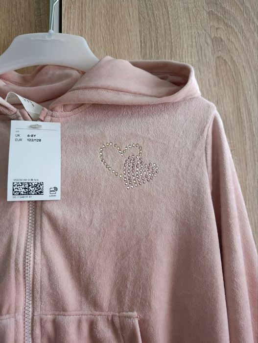 Велюрова Кофта H&M 128p