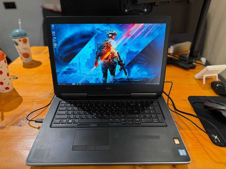Игровой Ноутбук 17,3 Dell Дюйма і7-7820hq 16Gb 1000Gb R9M375X  IPS