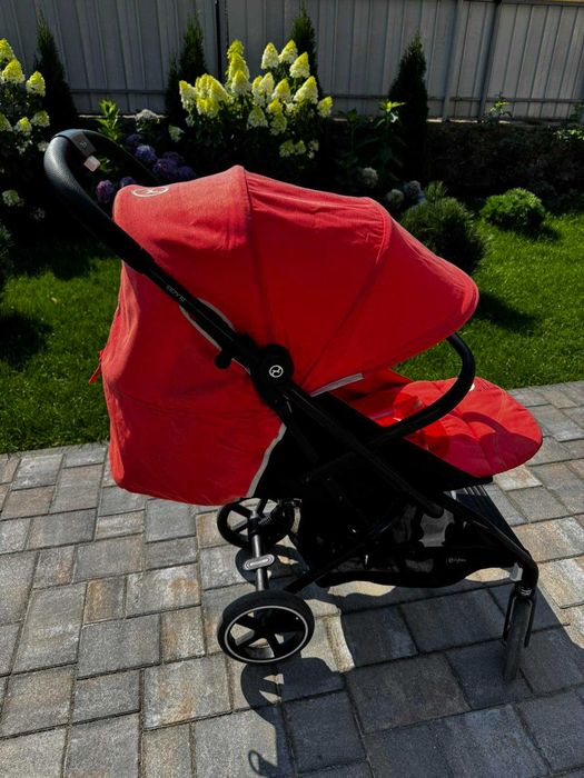 Прогулянкова коляска  Cybex Eezy S PLUS+ 2  Hibiscus Red