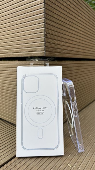 Silikonowe Przezroczyste Etui z magnesami do Iphone’a 13/14