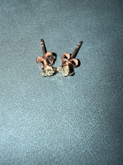Brincos Ouro 14K com Diamantes