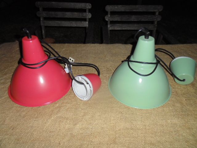 Candeeiros de teto em metal