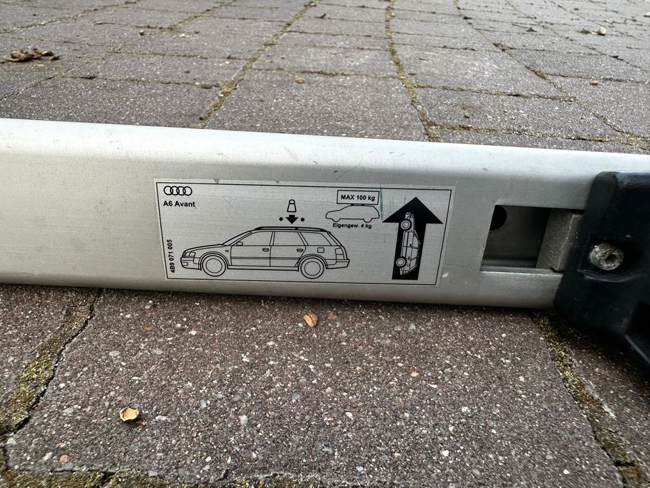 Bagażnik dachowy, bazowy, belki Audi A6 C5 Avant