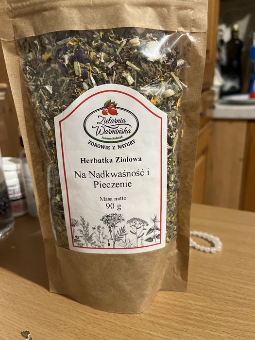 Herbatka ziołowa Nadkwaśność i pieczenie