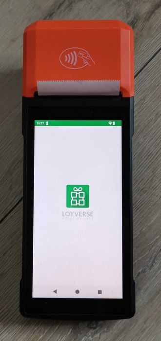 Terminal PDA z systemem Android 14, terminal POS, 5,0-calowy ekran dotykowy.