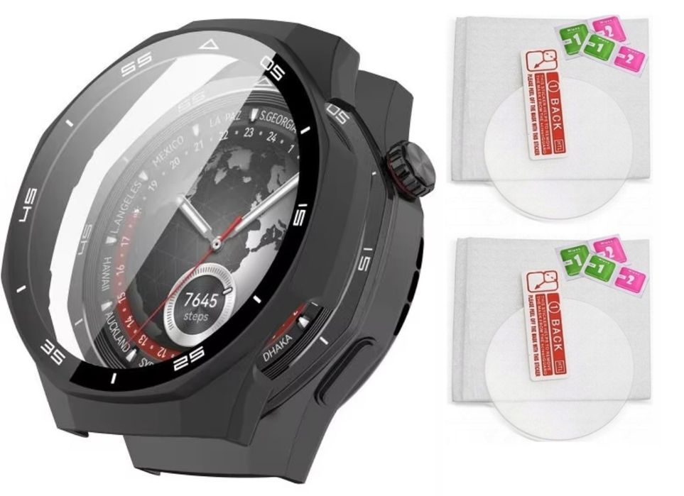 Zestaw | 2X Szkło Hartowane 9H + Etui 2w1 do Huawei Watch GT 5 PRO 46M