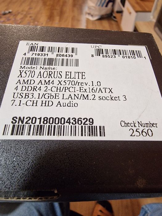 Gigabyte x570 aorus elite plyta główna