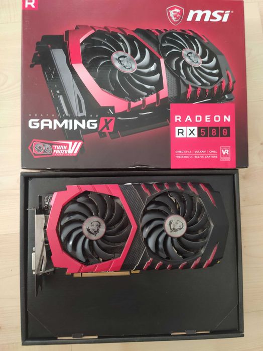 Видеокарта MSI Radeon RX 580 Gaming X 4GB