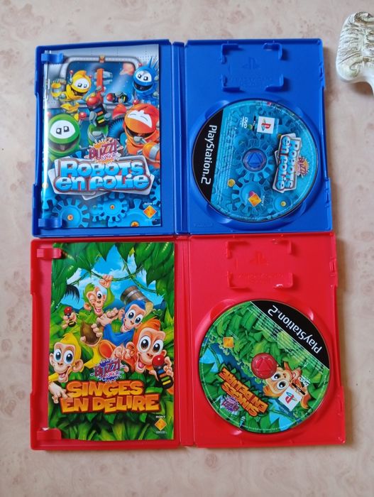 Buzz! Junior Singes en Délire + Robots en Folie PS2