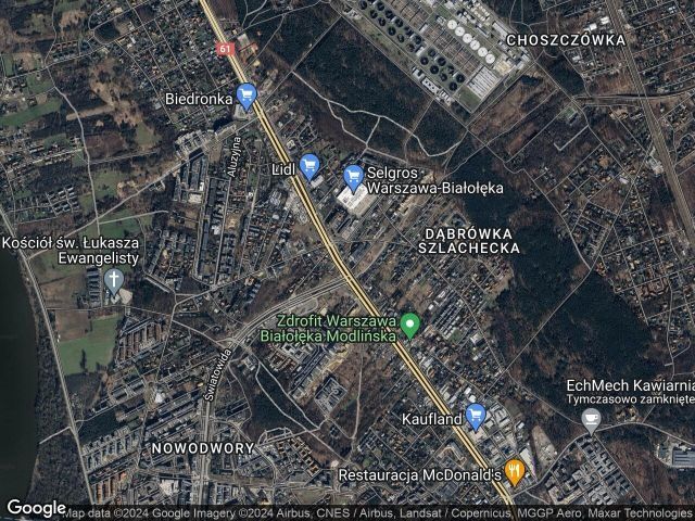 Działka biznes Modlińska Warszawa wynajmę