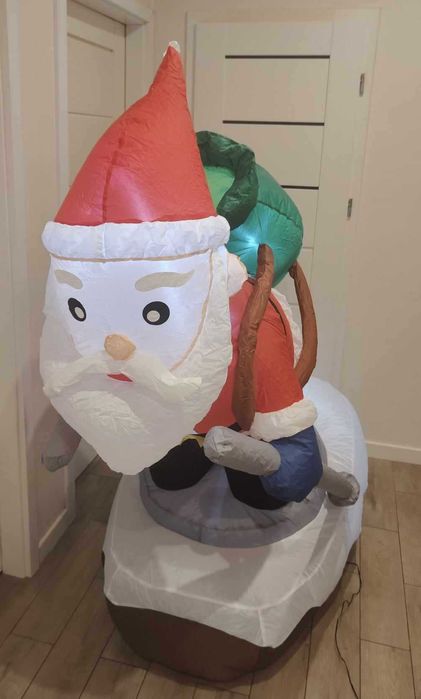 Dmuchany Mikołaj Led 180cm